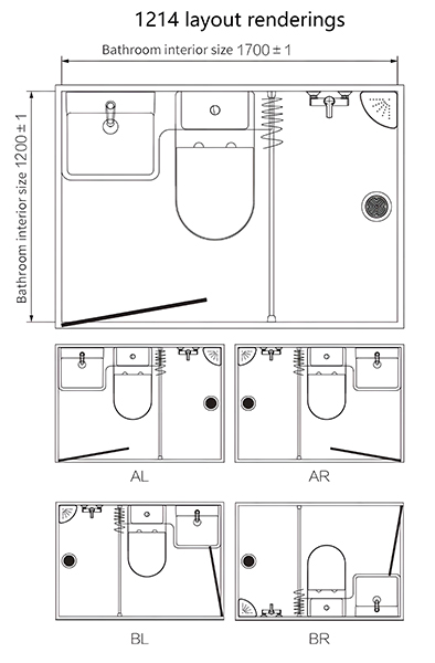 12 Series SMC Panel Bathroom System
