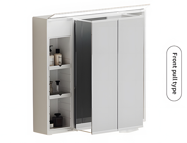 24-inch SMC Anti-Fog Bathroom Mirror Cabinet