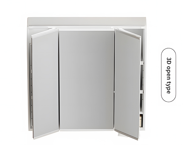 24-inch SMC Anti-Fog Bathroom Mirror Cabinet