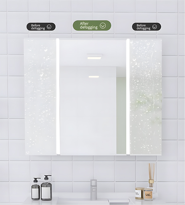 40-inch Vanity Mirror with Hidden Storage