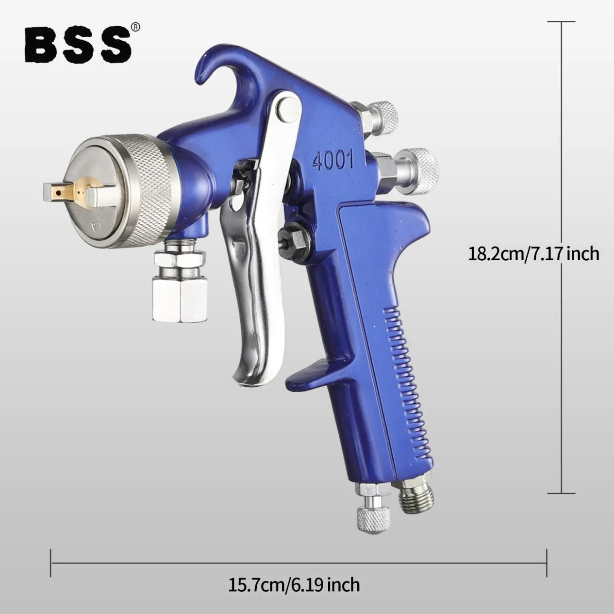 Aluminum Alloy Body Pure Copper Clamp Lightweight Design Spray Gun