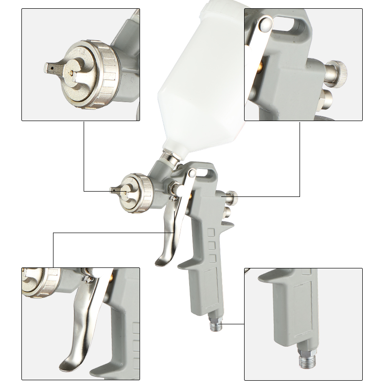 Fine Atomized Particles And High Uniformity Of The Paint Film Precise Atomisation Technology Spray Gun