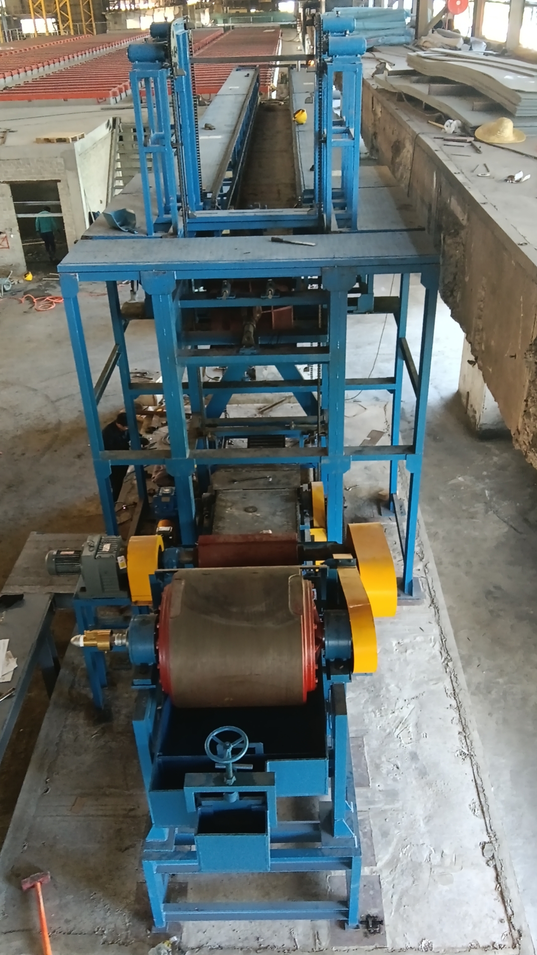 Metal & Metallurgy Machinery Continuous Lead Cathode Plate Casting equipment  of lead ore refining electrolysis machine system