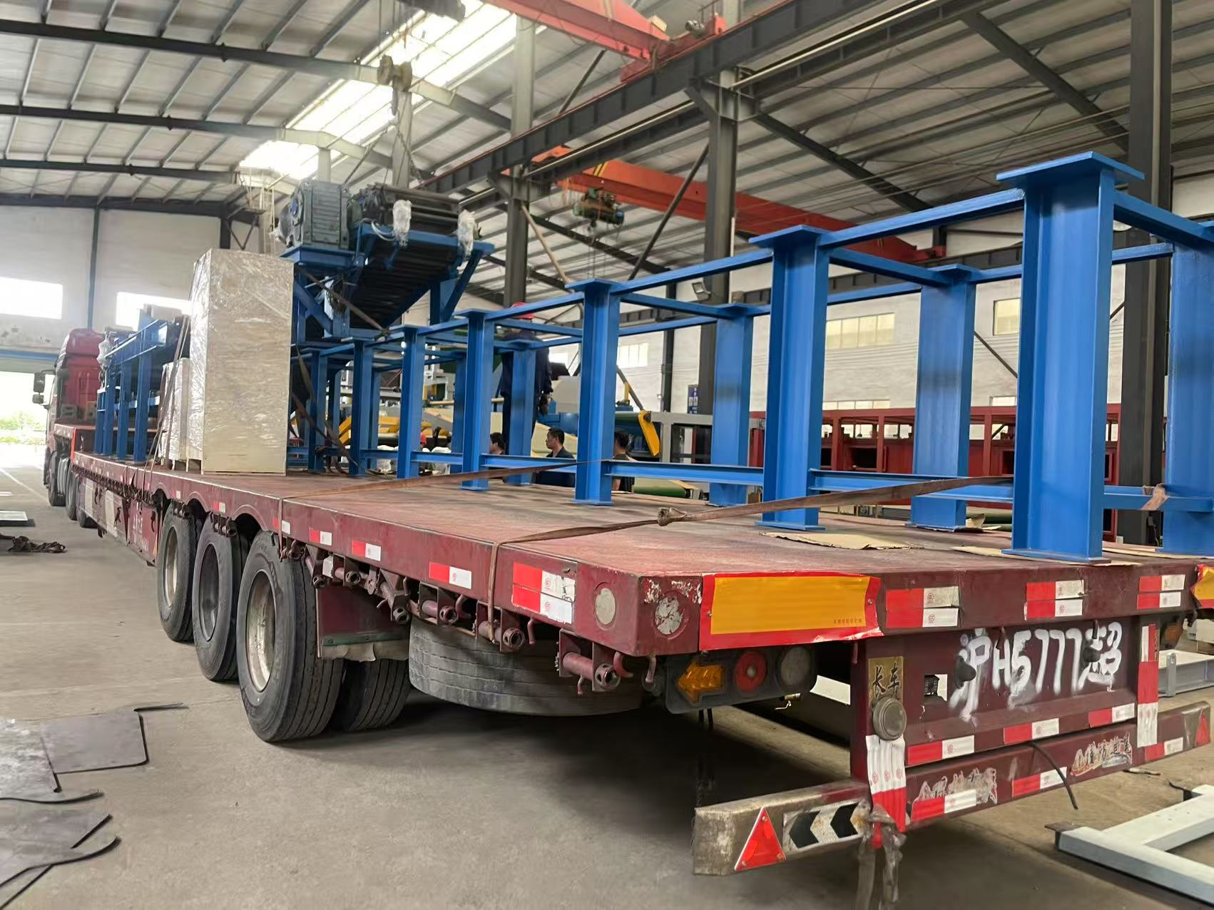 copper ingot casting machine is shipping to clients 