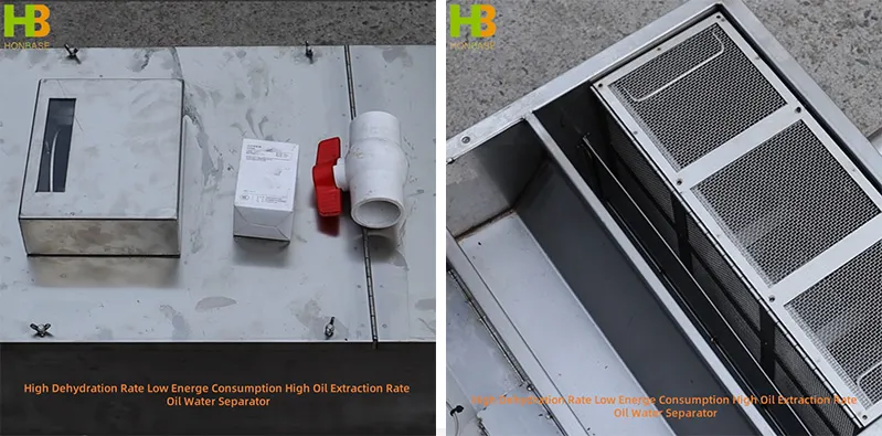 High Dehydration Rate Low Energe Consumption High Oil Extraction Rate Oil Water Separator