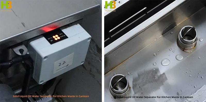 Solid Liquid Oil Water Separator For Kitchen Waste In Canteen