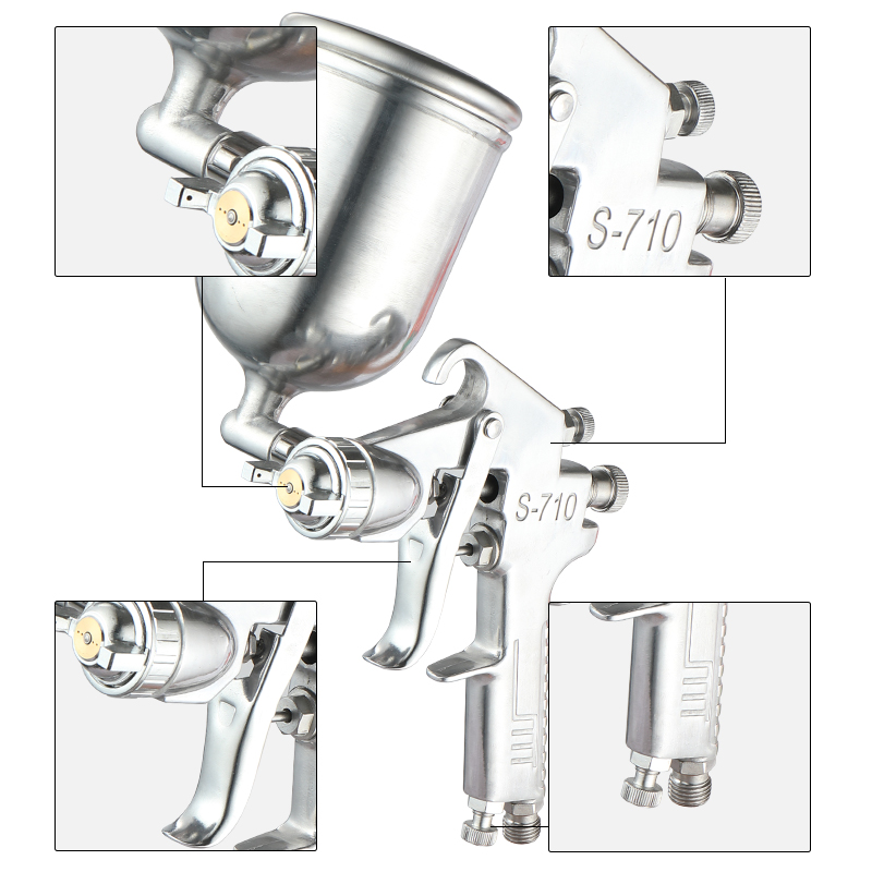 High-Performance Spray Gun Military Grade Precision Craftsmanship, Redefining Spraying Efficiency And Quality