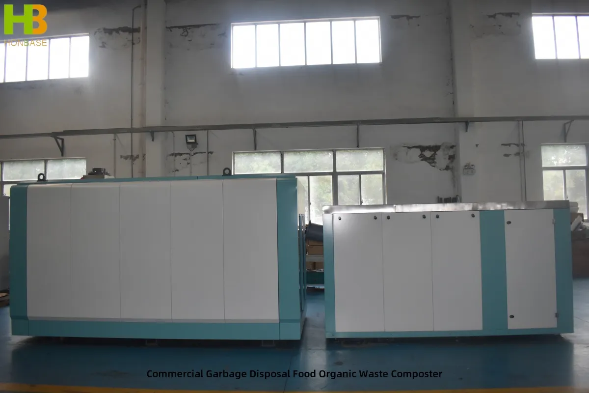 24 Hour Fully Automatic Cycle Processing Expired Food Food Waste Composter for Shopping Centers