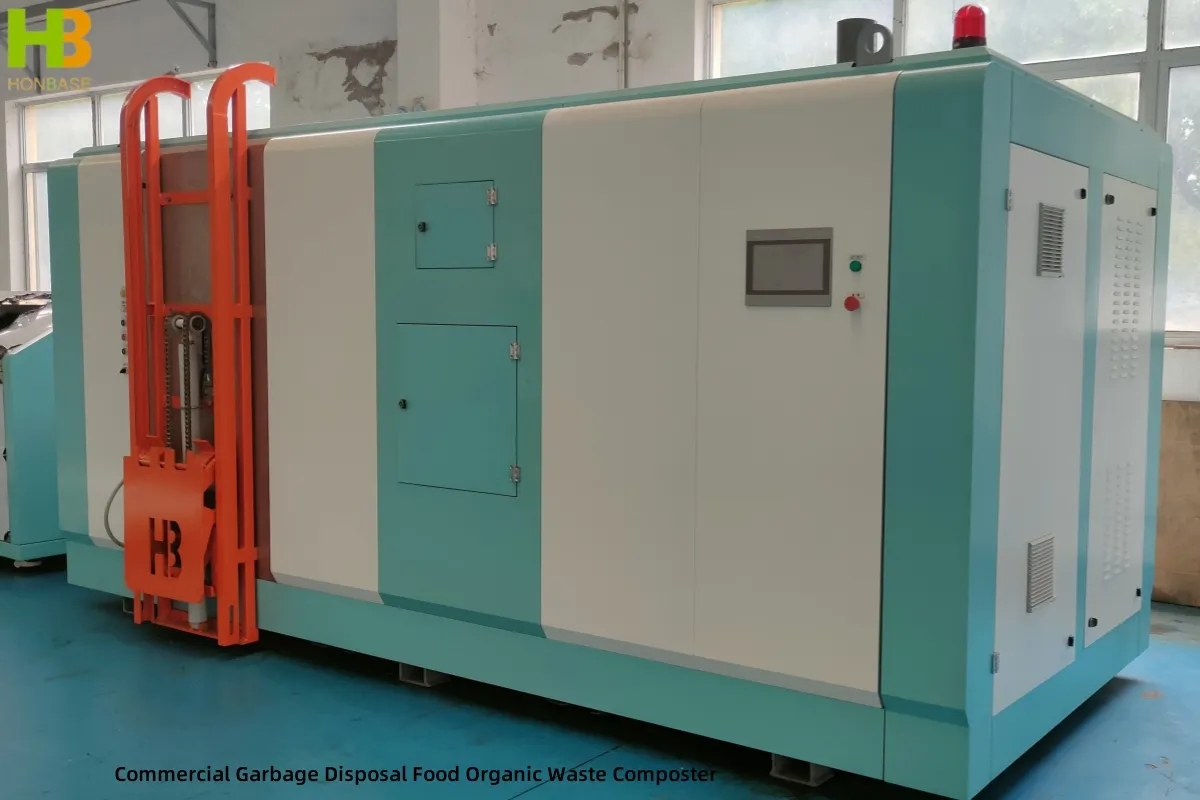 24 Hour Fully Automatic Cycle Processing Expired Food Food Waste Composter for Shopping Centers