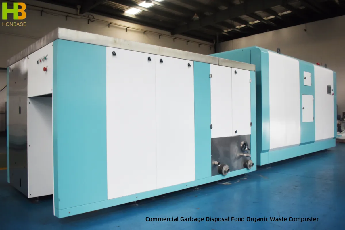 24 Hour Fully Automatic Cycle Processing Expired Food Food Waste Composter for Shopping Centers