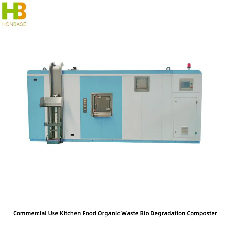 PLC Electronic Controlled Commercial Zero-Waste Food Waste Composter For Hotels