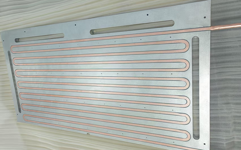 Heat pipe welding radiator