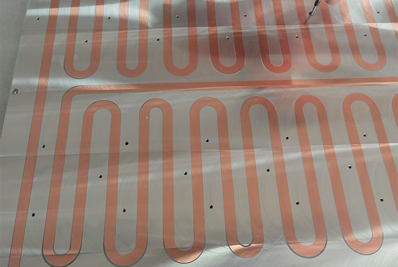 Heat pipe welding radiator