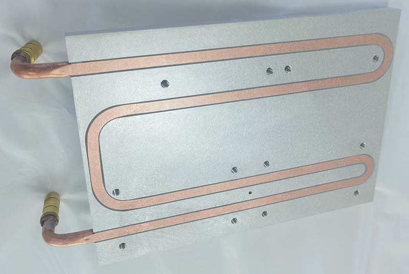 Heat pipe welding radiator