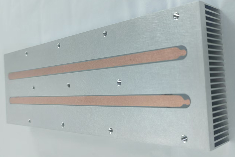 Heat pipe welding radiator