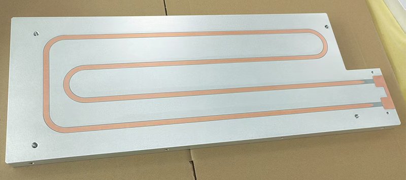 Heat pipe welding radiator