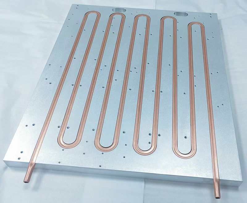 Heat pipe welding radiator