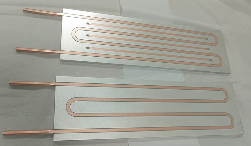 Heat pipe welding radiator