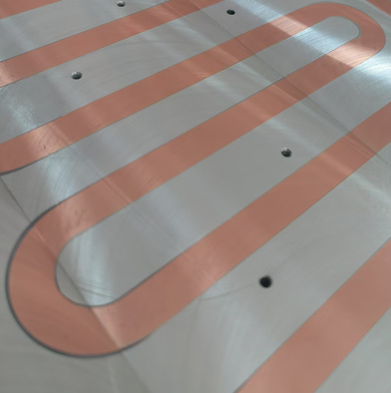 Heat pipe welding radiator
