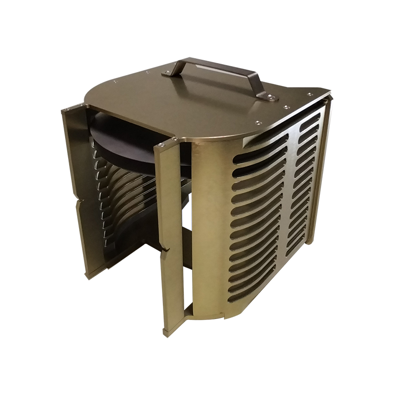 8 inch 25 slot Metal Wafer Cassette(13mm Slot Pitch)