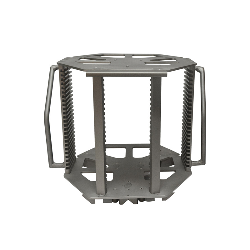 12 inch 25 slot Metal Wafer Cassette (10mm Slot Pitch)