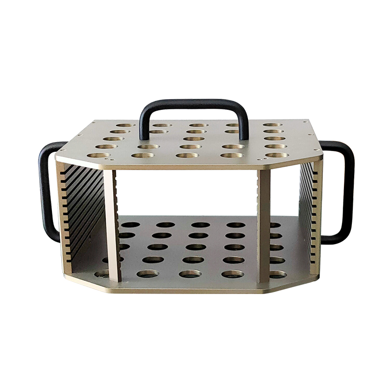 12 inch 10 slot Metal Wafer Cassette (10mm Slot Pitch)