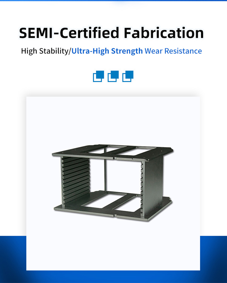 6 inch 12 Slot Wafer Frame Cassette (12mm Slot Pitch)