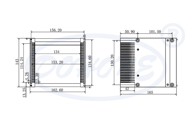6 inch 25-Slot Wafer Frame Cassette(7mm Slot Pitch)