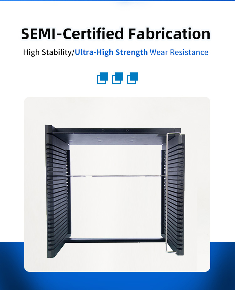 6 inch 25-Slot Wafer Frame Cassette(7mm Slot Pitch)