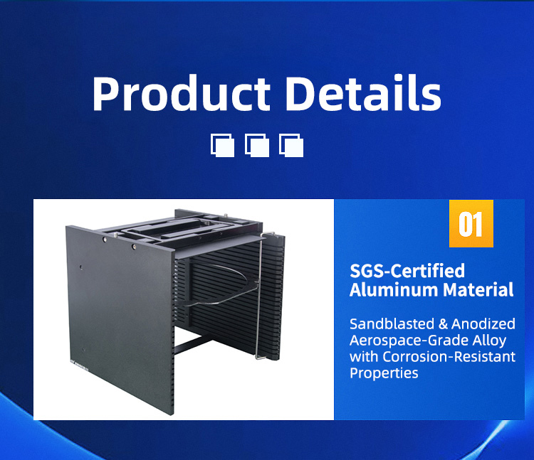 6 inch 25-Slot Wafer Frame Cassette(7mm Slot Pitch)
