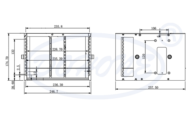 6 inch 12 Slot Wafer Frame Cassette (12mm Slot Pitch)