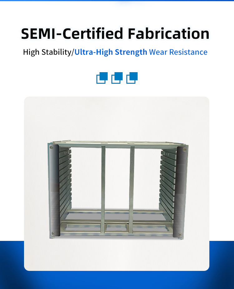 6 inch 12 Slot Wafer Frame Cassette (12mm Slot Pitch)