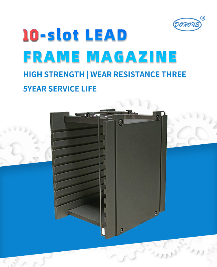 10 Slot Lead Frame Magazine for 102.6 mm Wide Frames