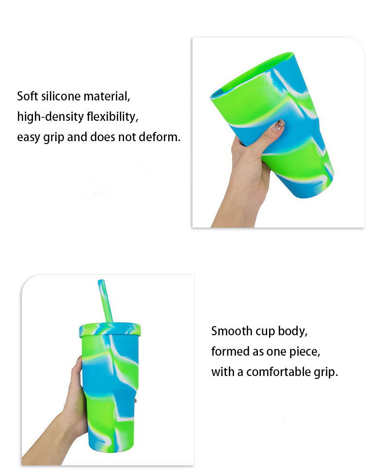  copo de silicone de grande capacidade premium 