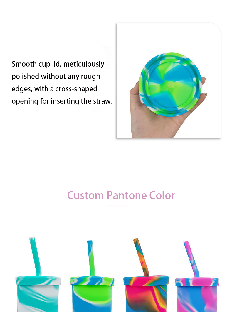  copo de silicone de grande capacidade premium 