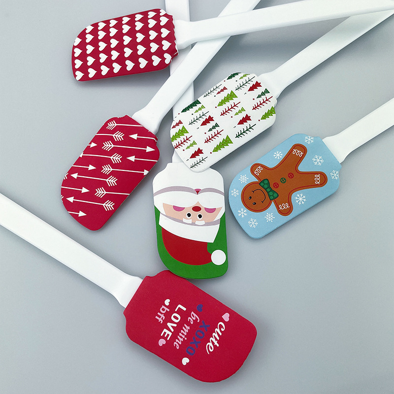 Manuseda de plástico Design de Natal Rasca de silicone