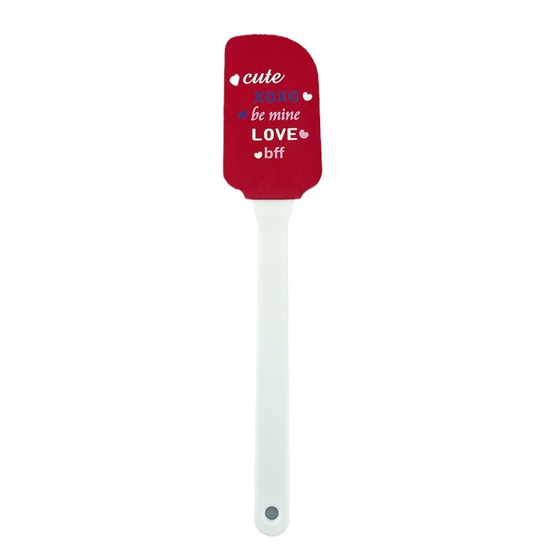 Plastic Handle Christmas Design Silicone Scrapers