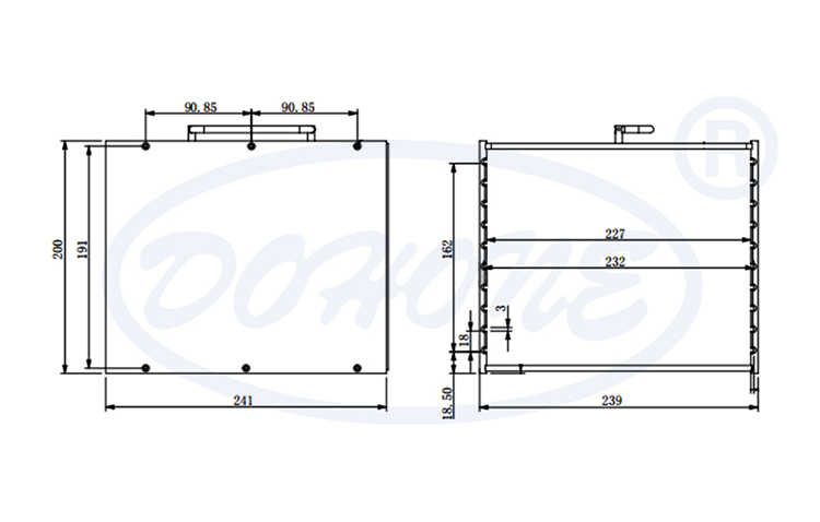 10 Slot Lead Frame Magazine for 232 mm Wide Frames