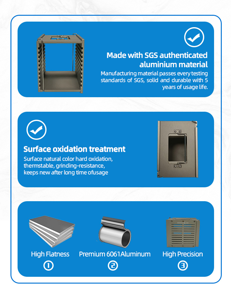 10 Slot Lead Frame Magazine for 101mm Wide Frames