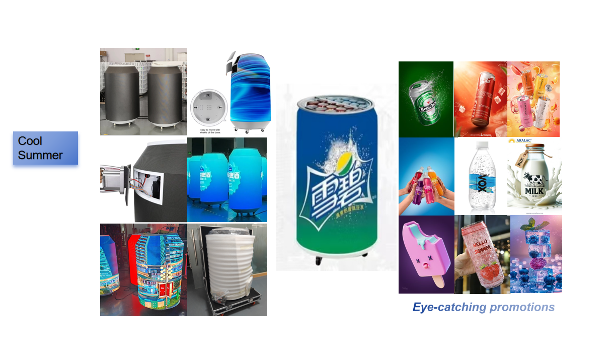 LED Can Display - Refrigerator Version