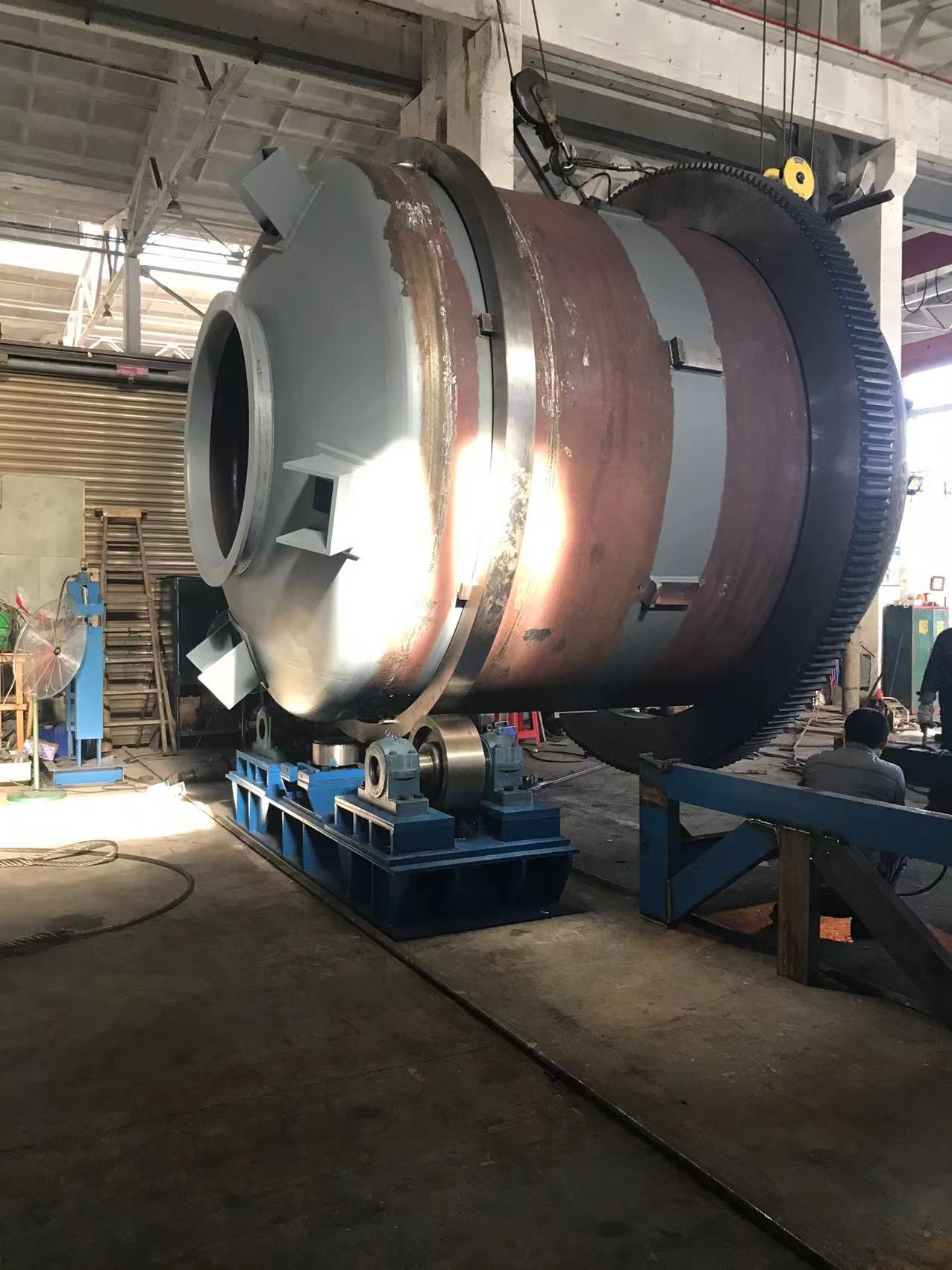 we make from 1T to 30 Ton Capacity Rotary Melting Furnace for Used Lead Acid Battery Recycling whole plant 
