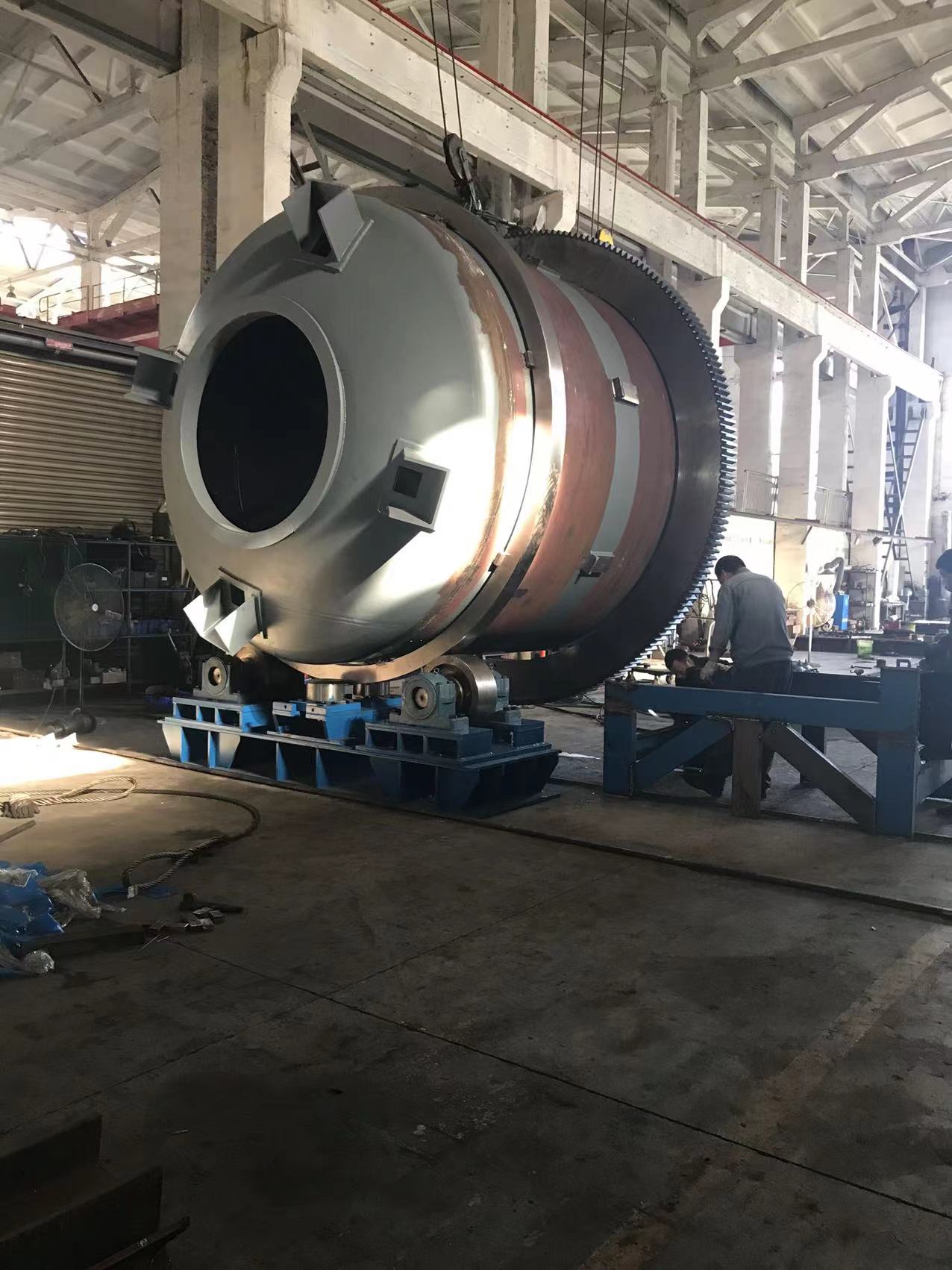 we make from 1T to 30 Ton Capacity Rotary Melting Furnace for Used Lead Acid Battery Recycling whole plant 