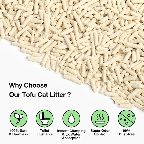Super Odor Control Tofu Cat Litter