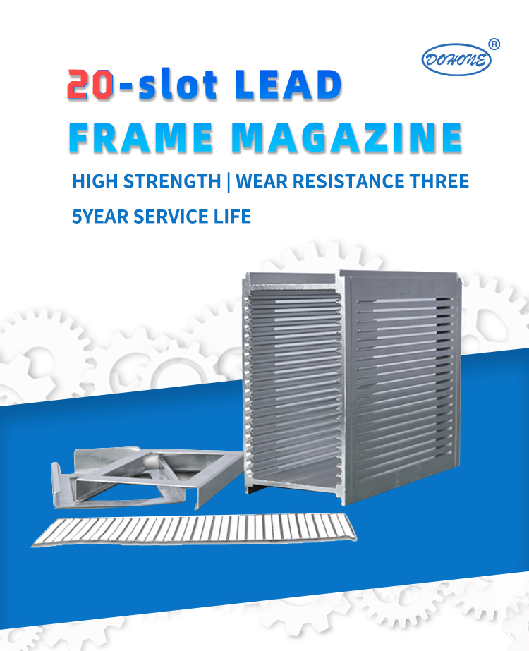  20 Magazines à cadre de plomb à l'emplacement pour des cadres de 60,7 mm de large 