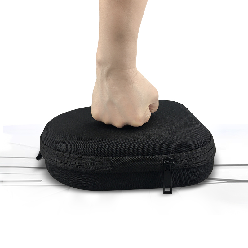 Black Shockproof Headphone Case