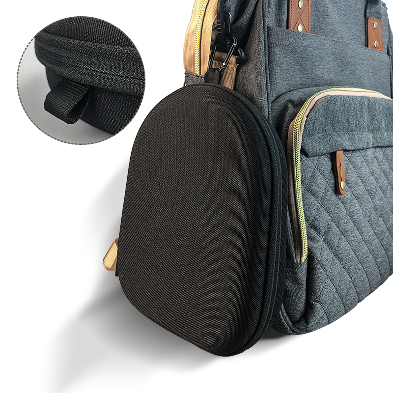 Black Shockproof Headphone Case