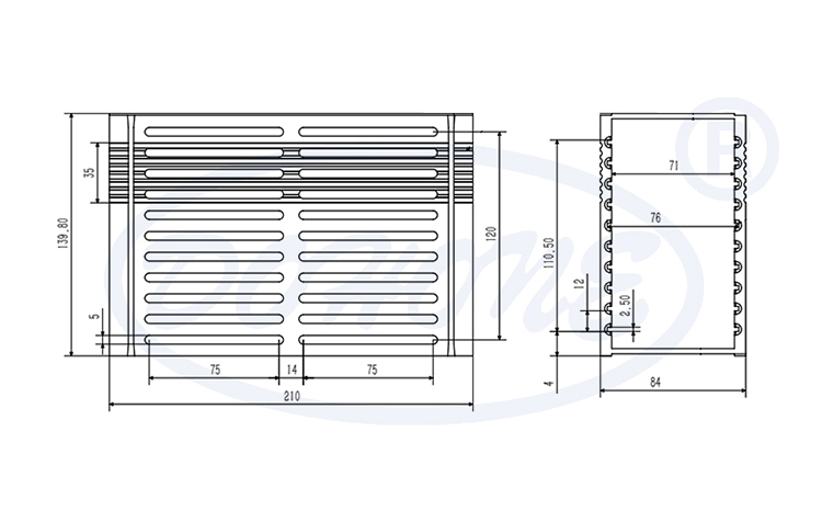10 Slot Lead Frame Magazine for 76mm Wide Frames