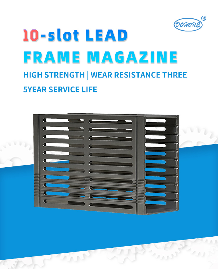 10 Slot Lead Frame Magazine for 76mm Wide Frames