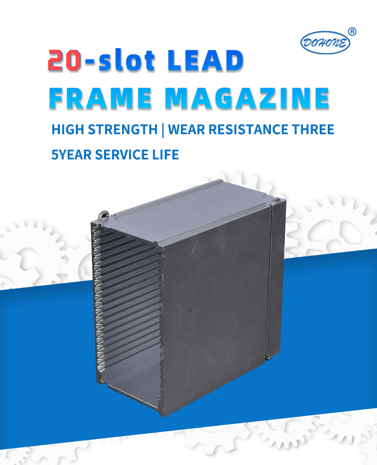  10 Magazines à cadre de plomb à l'emplacement pour des cadres de 60,5 mm de large 