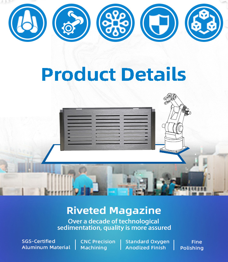 10 Slot Lead Frame Magazine for 79.7mm Wide Frames